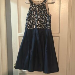 Navy blue dress